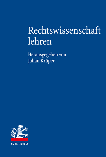 Rechtswissenschaft lehren Cover